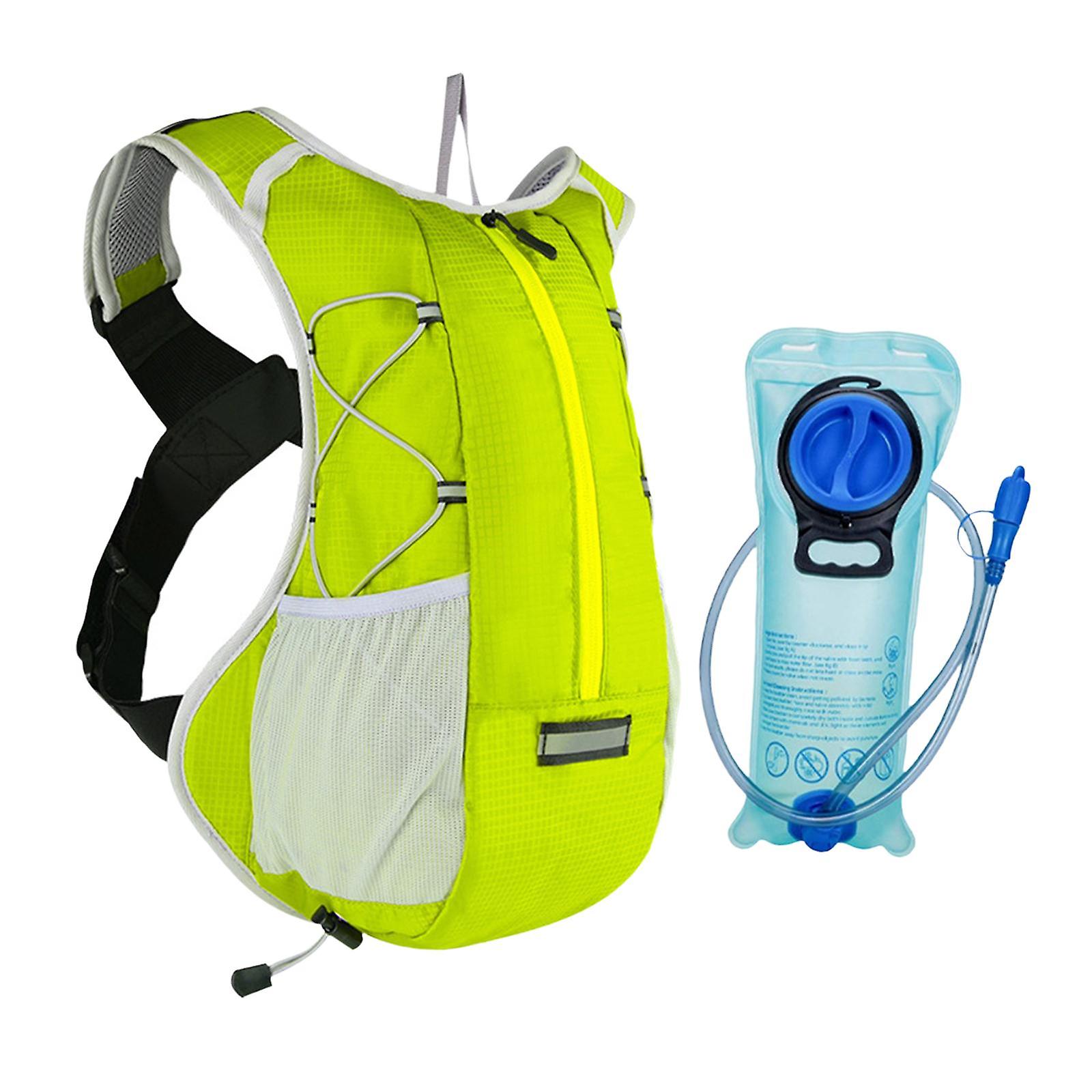 תרמיל הידרציה עם שלפוחית השתן 2L Hydration לקמפינג בחוץ מירוץ ספורט ירוק