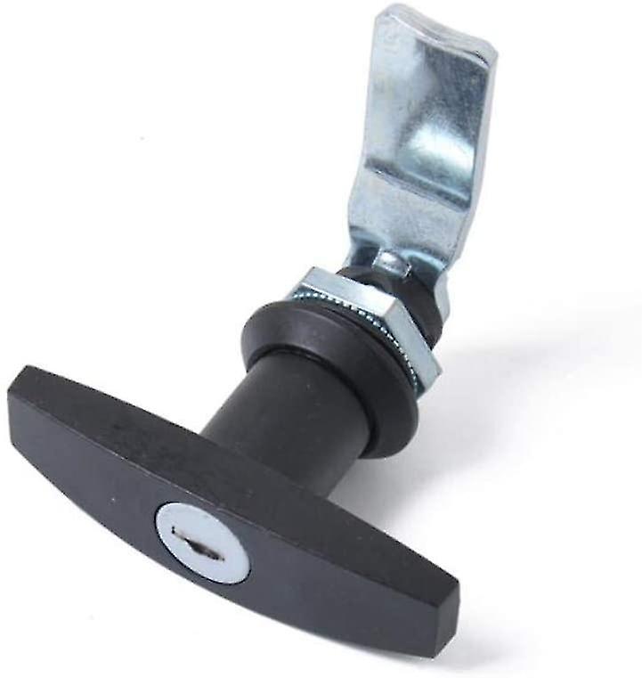 T-handle Lock With Key, Aluminum Alloy Trailer Door Latch T-handle Lock Universal