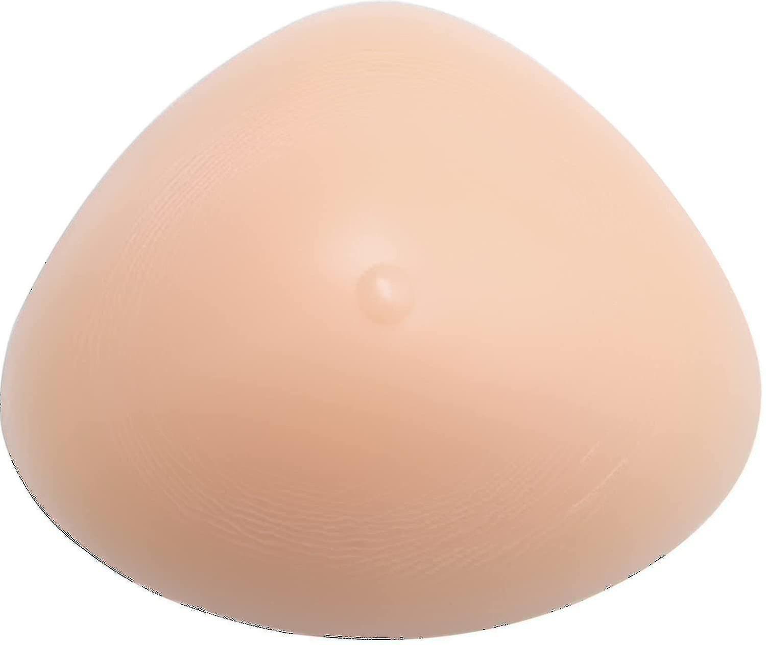 Pair Of Silicone Breast Form Triangle Mastectomy Prosthesis Bra Pad Enhancer - DD
