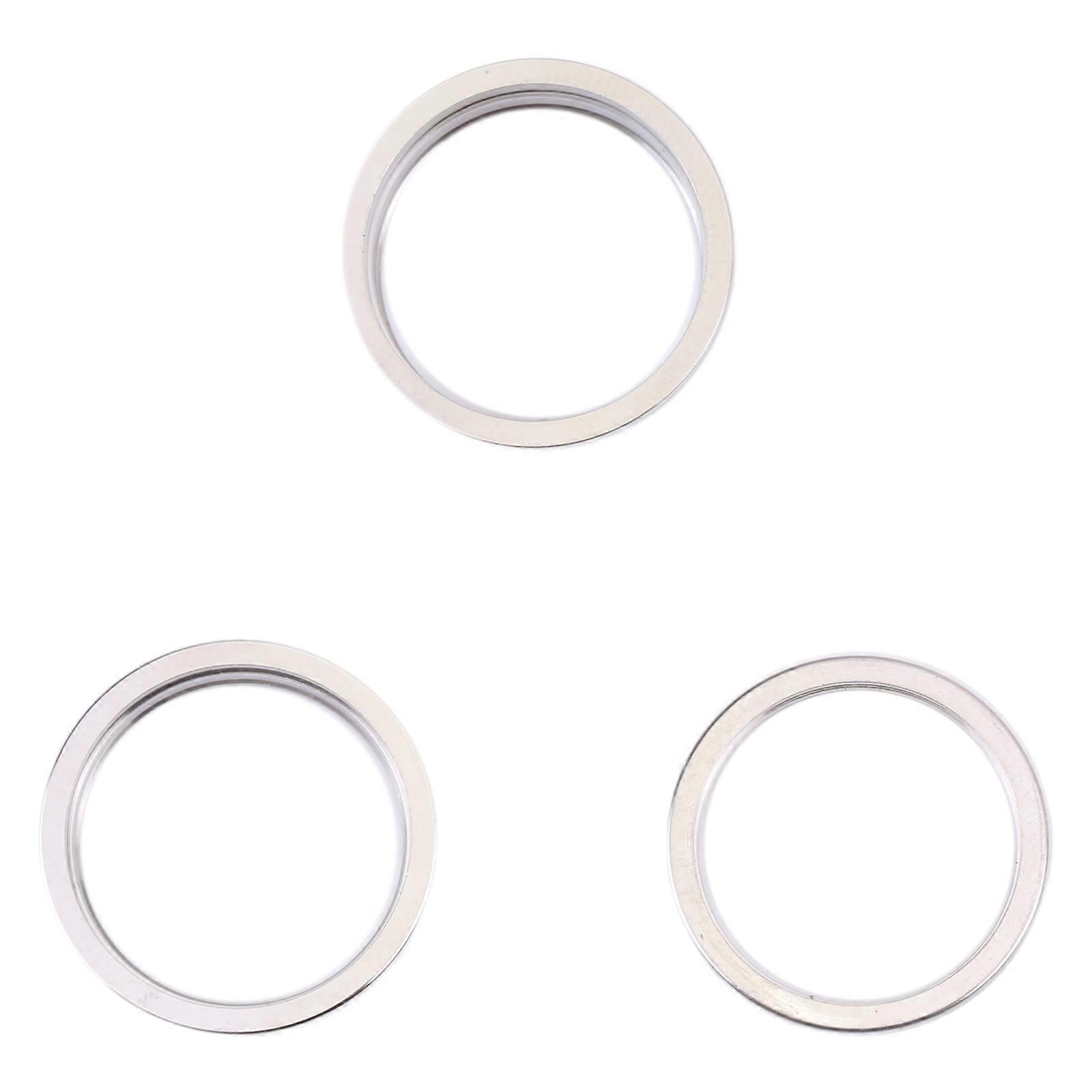 For iPhone 14 Pro 3PCS Rear Camera Metal Protector Ring