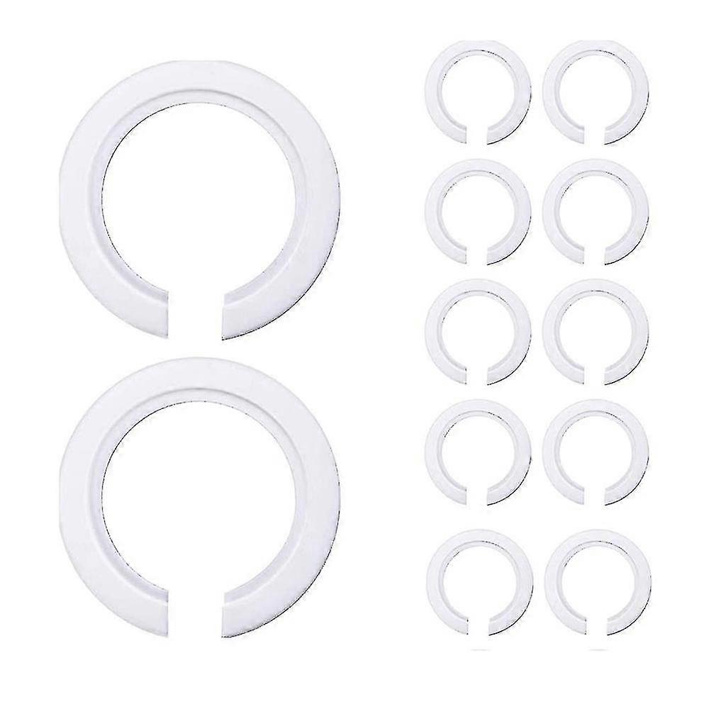 12st Lampskärm, e27 till E14 hålomvandlare, lampskärmsringreducerare för montering av skruvlampskärmar till