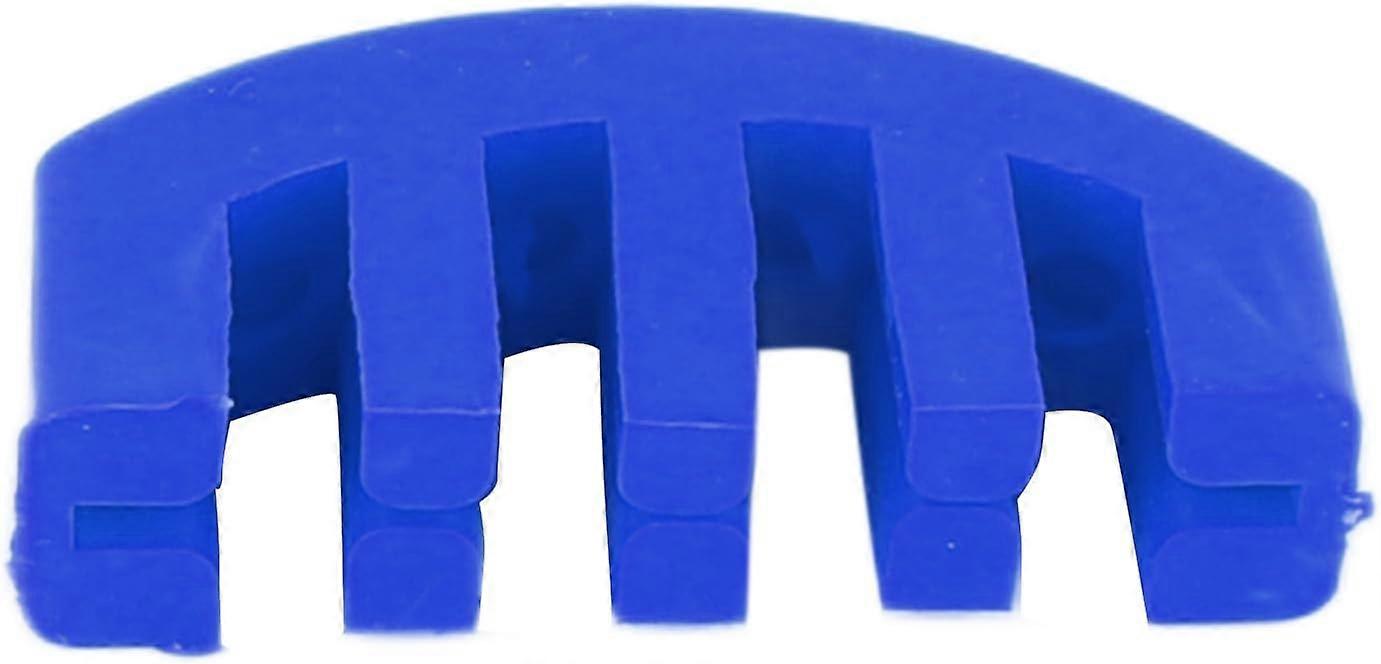 适用于4/4 3/4 1/2 1/4小提琴（蓝色）蓝色的小提琴练习静音器轻质软橡胶乐器静音器