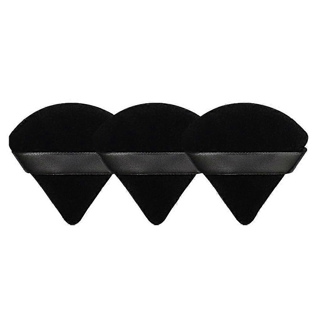 3-pack Triangular Powder Puff - Washable makeup sponges