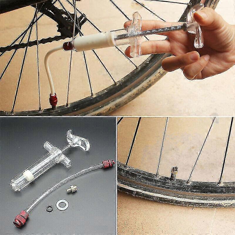 Tubeless Tyre Sealant Injector Tire Filling Removal Tool For Schrader 