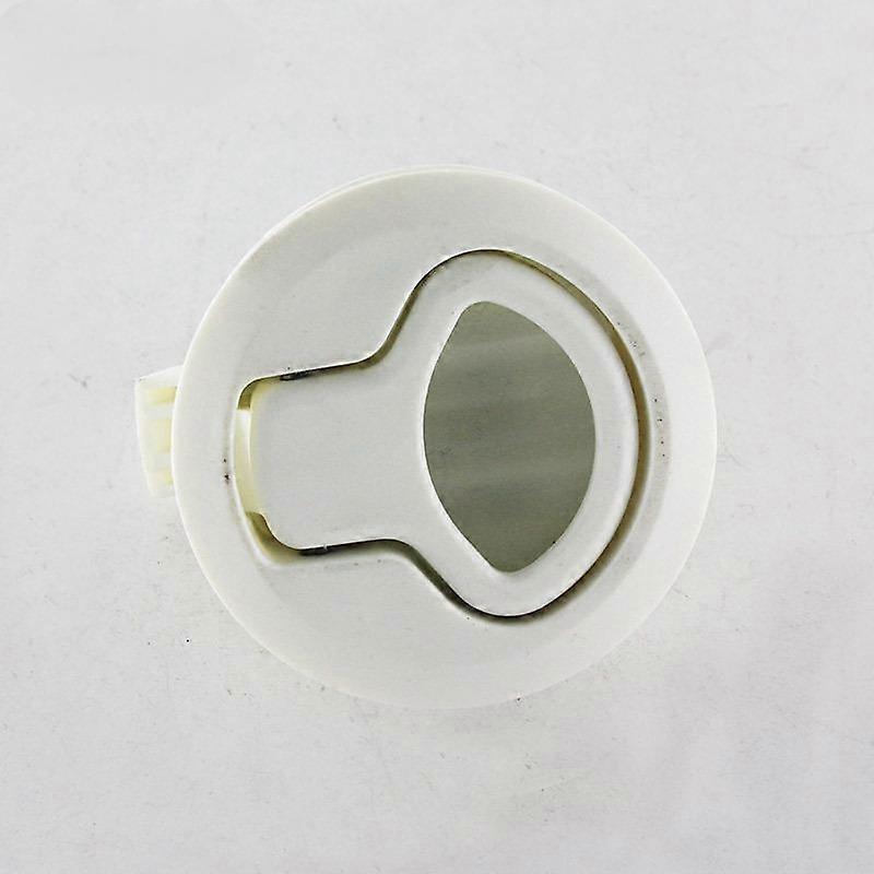 Pull-type Flat Embedded Round Plastic Handle Push Pull Ring Door Lock