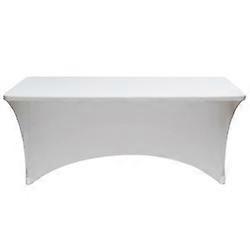 2 Pcs 4 Ft Rectangular Spandex Tablecloth Fitted Wedding