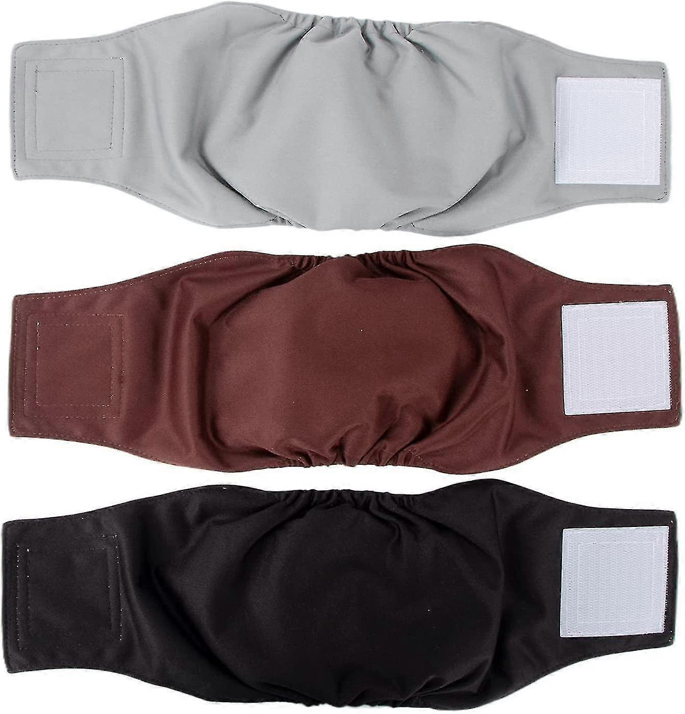 洗い犬おむつ - 洗わりやすい雄犬の腹ラップ - 5のパック