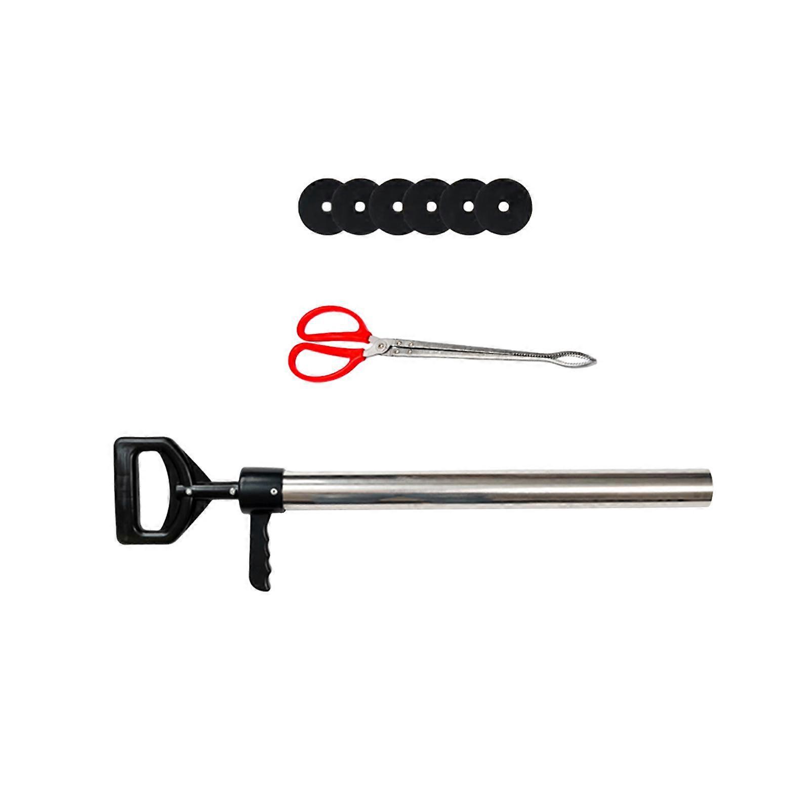 Shrimp Pump 72cm Outdoor Multipurpose Beach Artifact Seafood Catching Device with Crab Clip