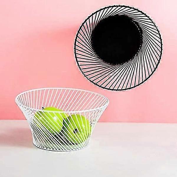 Fruit basket Modern bread basket Fruit storage Black