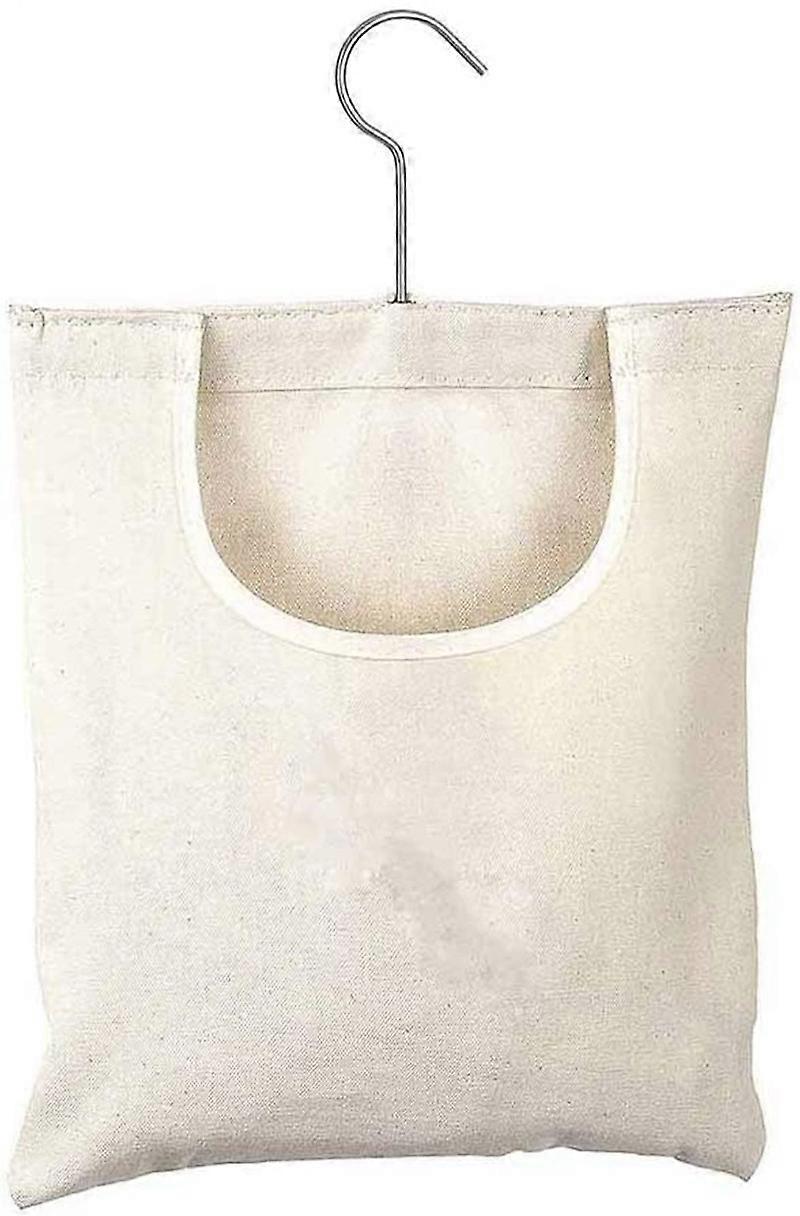 Clothespin Storage Bag, Can Hold 100 Medium Clothespins, Durable Canvas Material