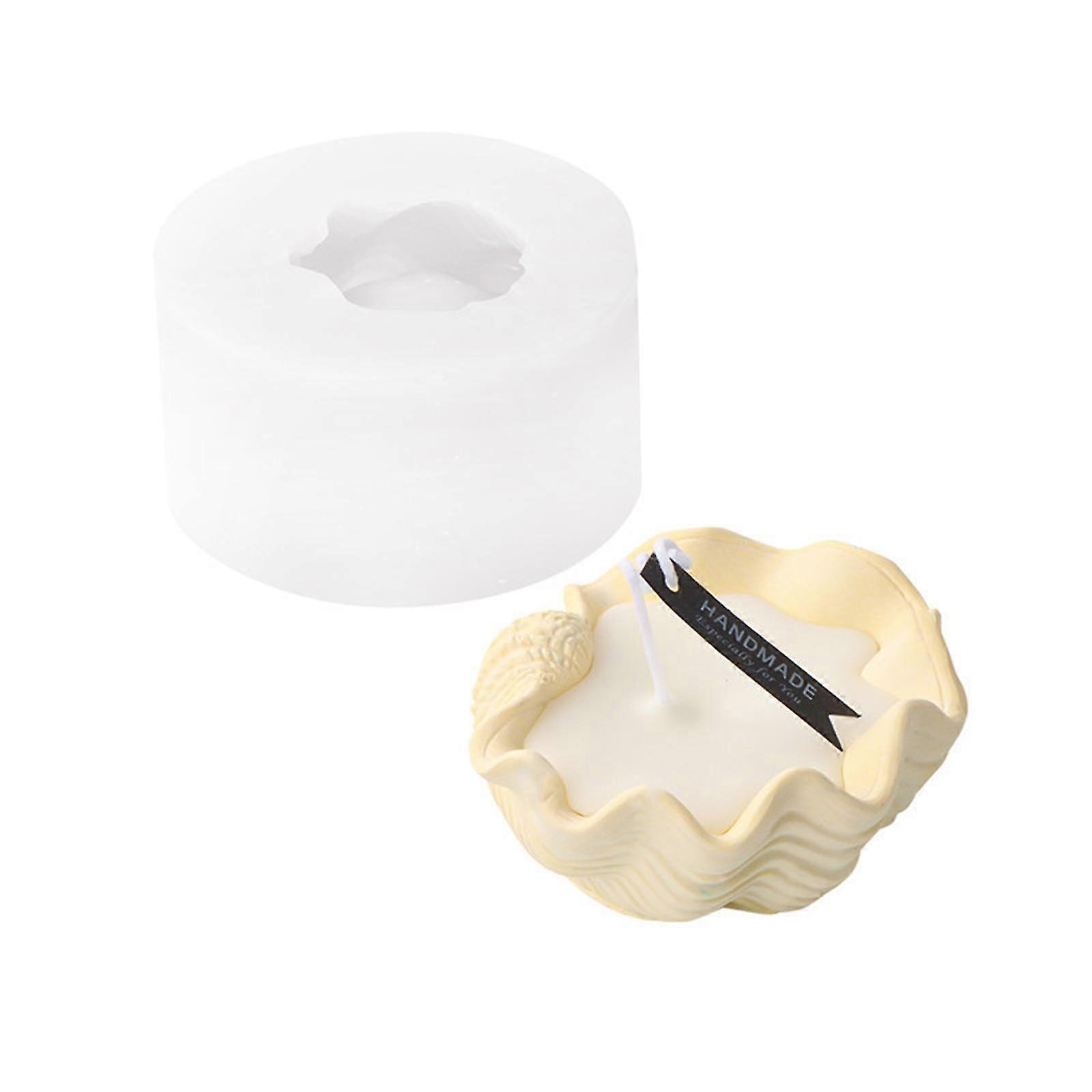 KINCJON 3d For Shell Conch Shaped Silicone Mold For Candle Making Diy Handmade Plaster