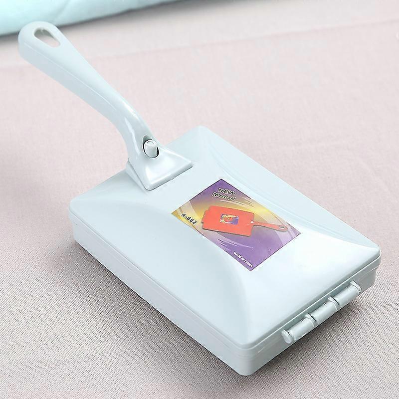 ZK-Portable Handheld Carpet Sweeper Debris Sweeping Brush Cleaner Collector Roller Pink