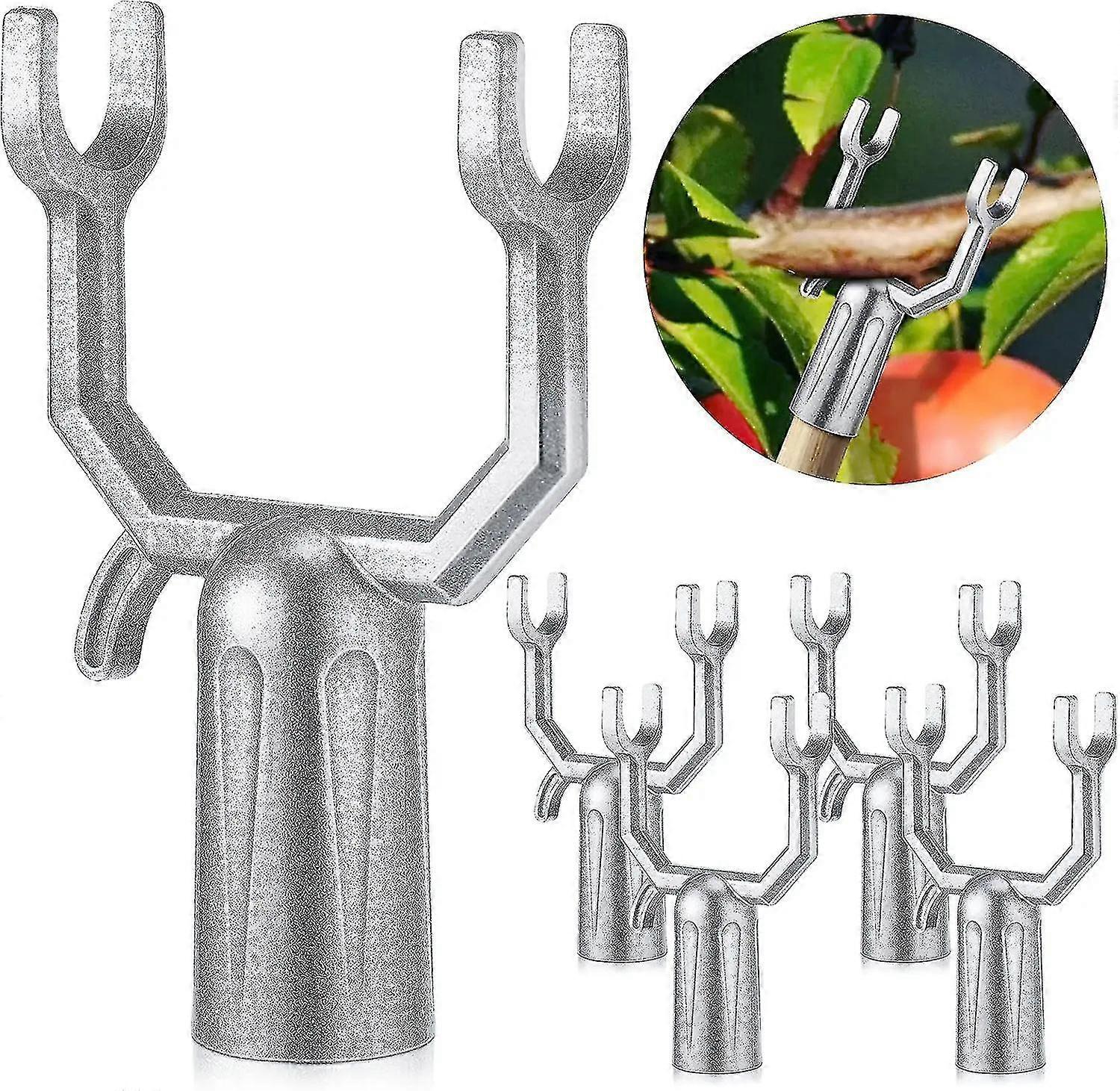6 Pcs Metal Tree Branch Support, Tree Brace Branch Crutch Tree Straightening Kit For Vineyards, Orchards