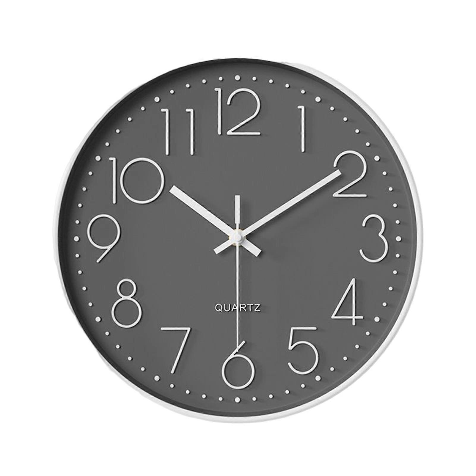 Household Wall-mounted Quartz Clock Simple Stereoscopic Digital Wall Clock for Office Schools