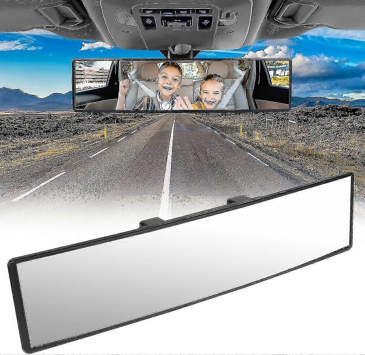 Car Rear View Mirror Universal Car Interior Mirror Panoramic Replacement Wide Angle Rearview Mirror