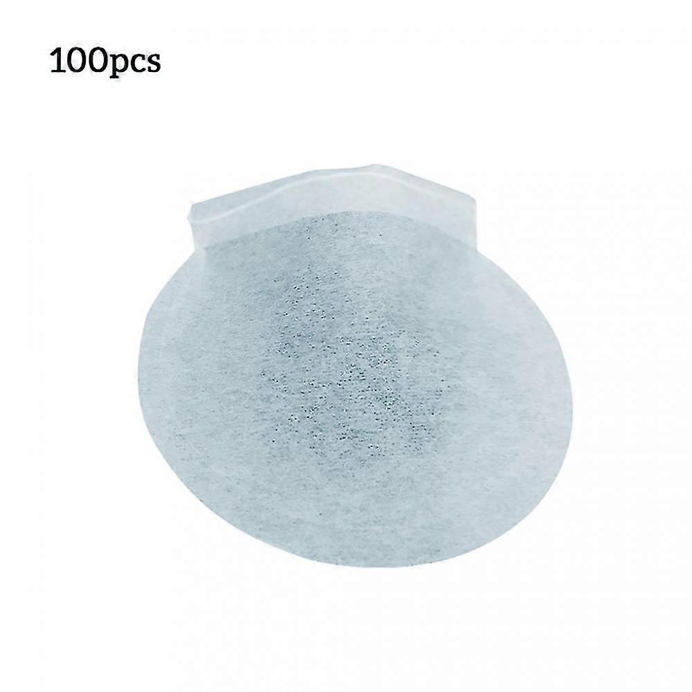 100pcs Tea Bag Round Empty One-off Drawstring Filter Bag Coffee Loose