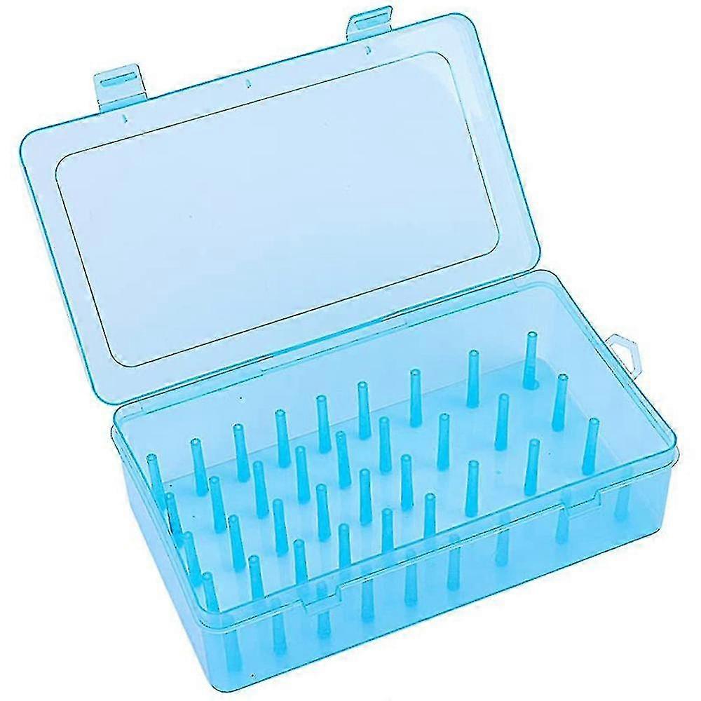 Sewing Machine Spool Box Needle And Thread Storage Box (blue)