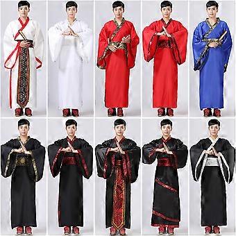Traditionelles Hanfu-Kostüm – Top & Rock, Polyester, Größen S–XXL
