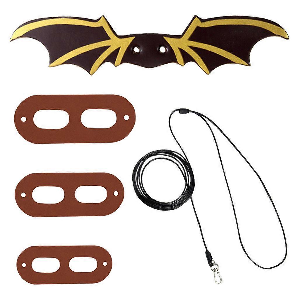 Adjustable Lizard Leash and Harness Soft Leather Walking Training Leashes