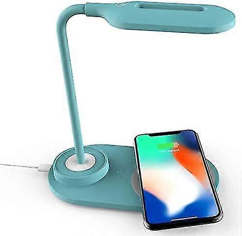 Schreibtischlampe Multifunktionslampe Wireless Ladegerät Schreibtisch Tisch Schreibtisch Led Pad Wireless Schnellladung Schlafzimmer