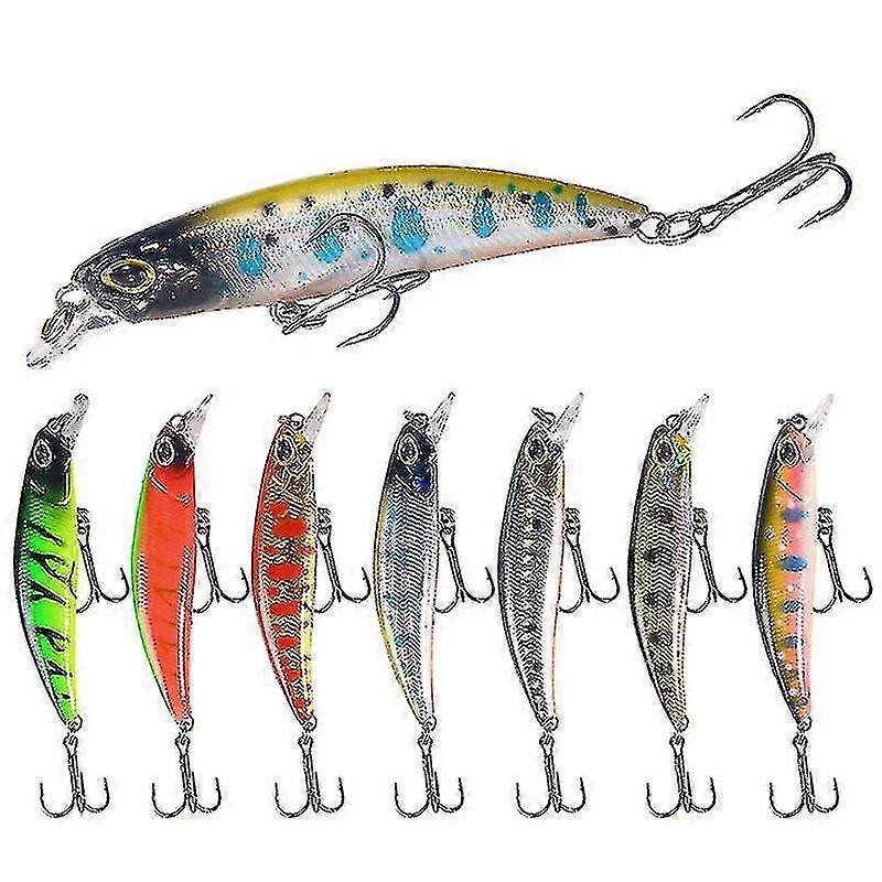 7pcs / set Angelköder Plastik Meer Angelköder Topwater