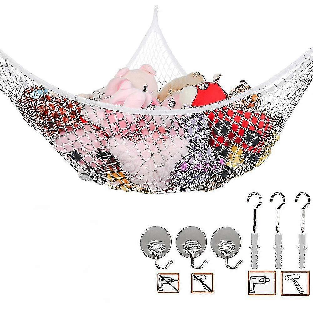 Children's Toy Hammock, Plush Animal Cute Toy Storage, Hammock Mesh Mesh Storage