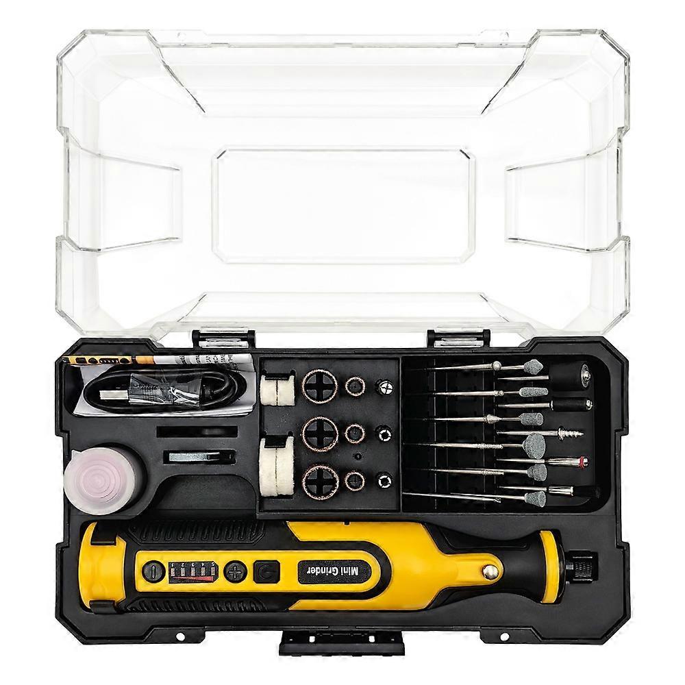 USB اللاسلكية الروتاري أداة كيت النجارة النقش DIY لحفر الزجاج المعدني