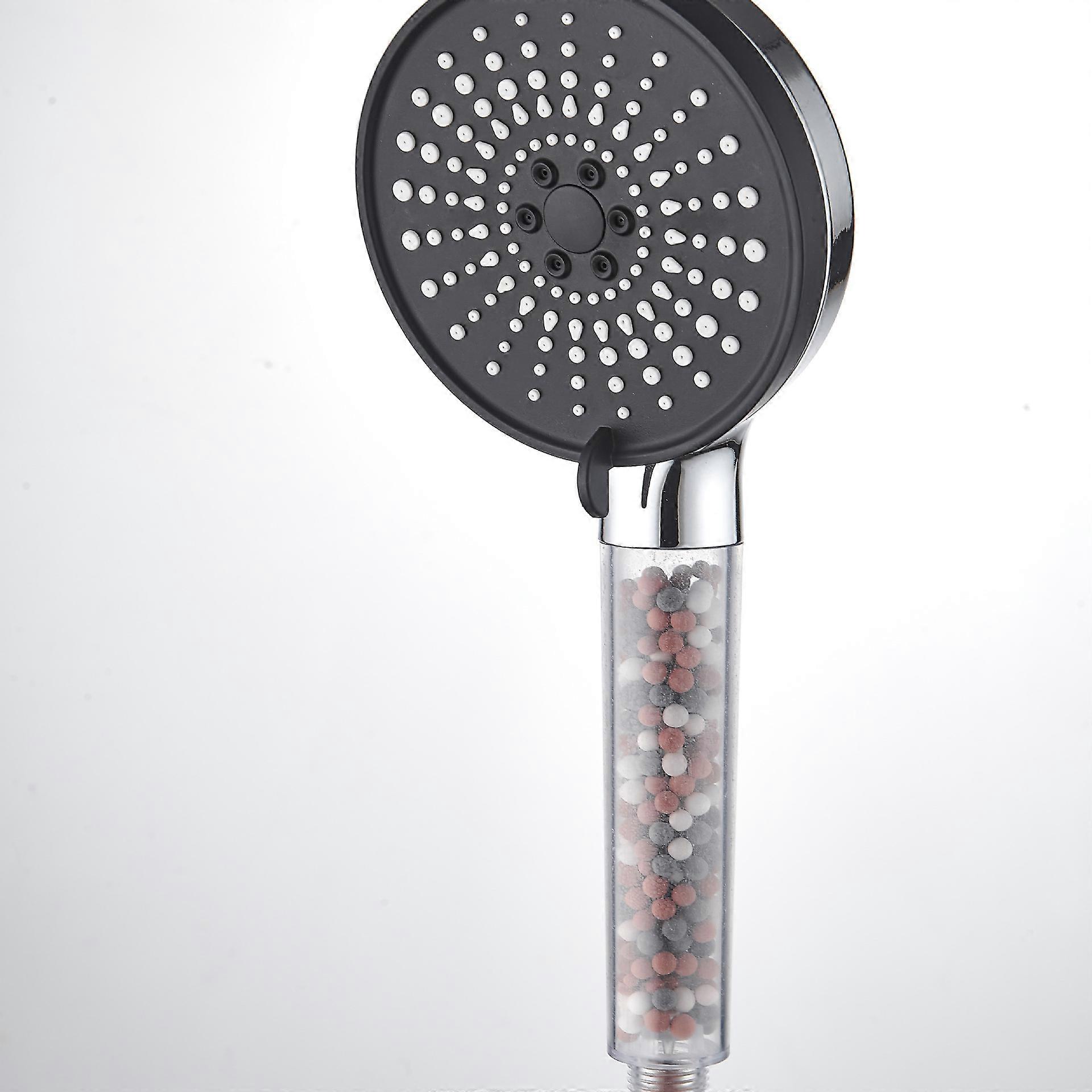 Portable Water Saving Shower Head with Filter, High Pressure 6 Jet Modes (H
