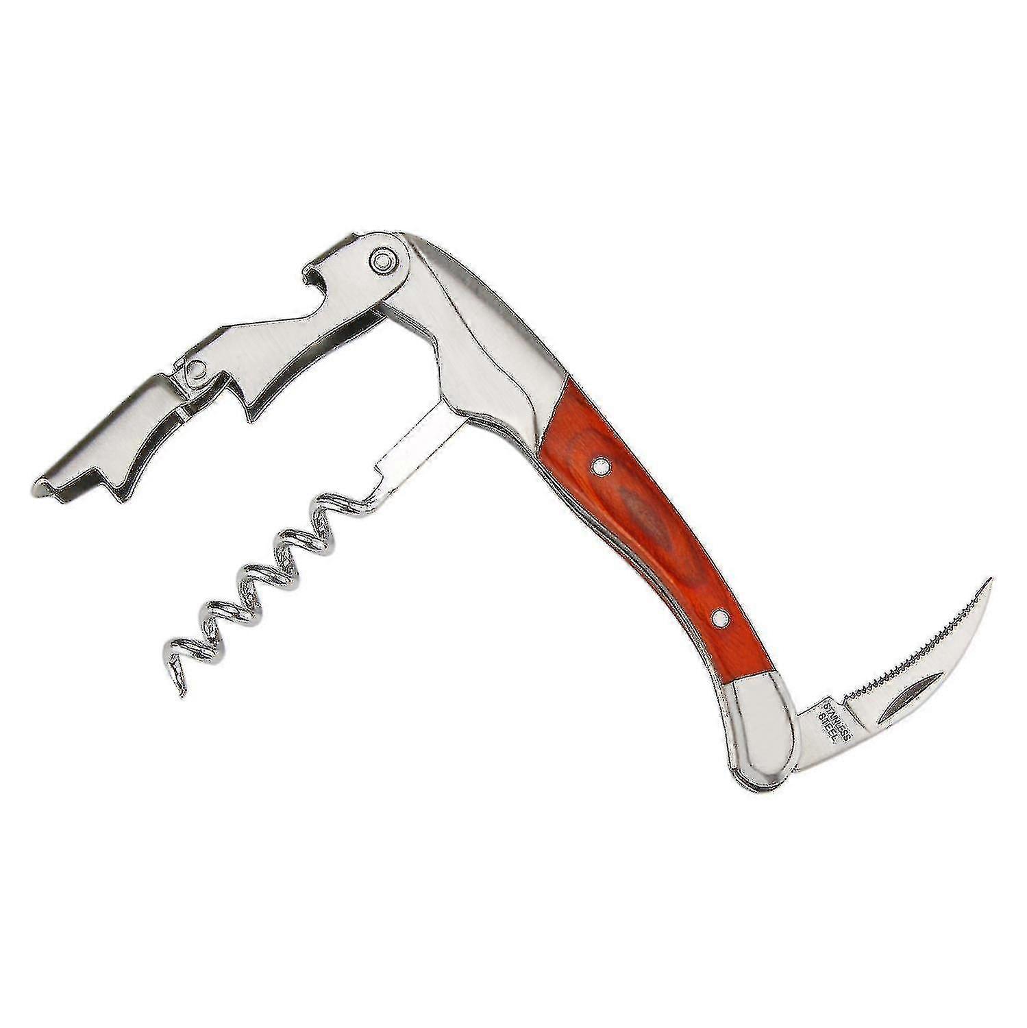 Forkry Sommelier Wine Opener Waiter's Friend Corkscrew Wine Bottle Opener(silver)