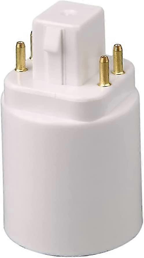 Led Light Lamp Adapter Bulb Holder Socket Converter 4 Pin(white(1pcs)