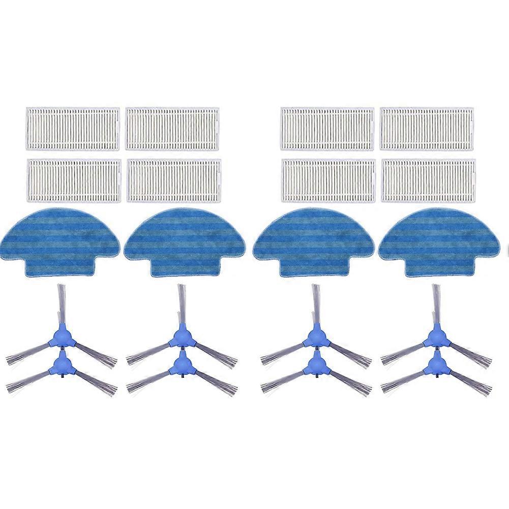 2X Robot Vacuum Cleaner HEPA Filter Filter Mop Cloth for Conga 950 Series Robot Vacuum Cleaner Part