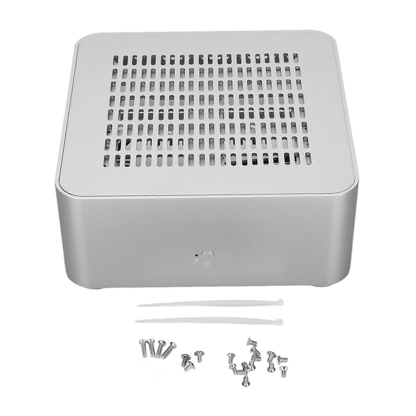 Desktop Computer Case Good Heat Dissipation Exquisite Compact Mini HTPC Case for Home Video Computer