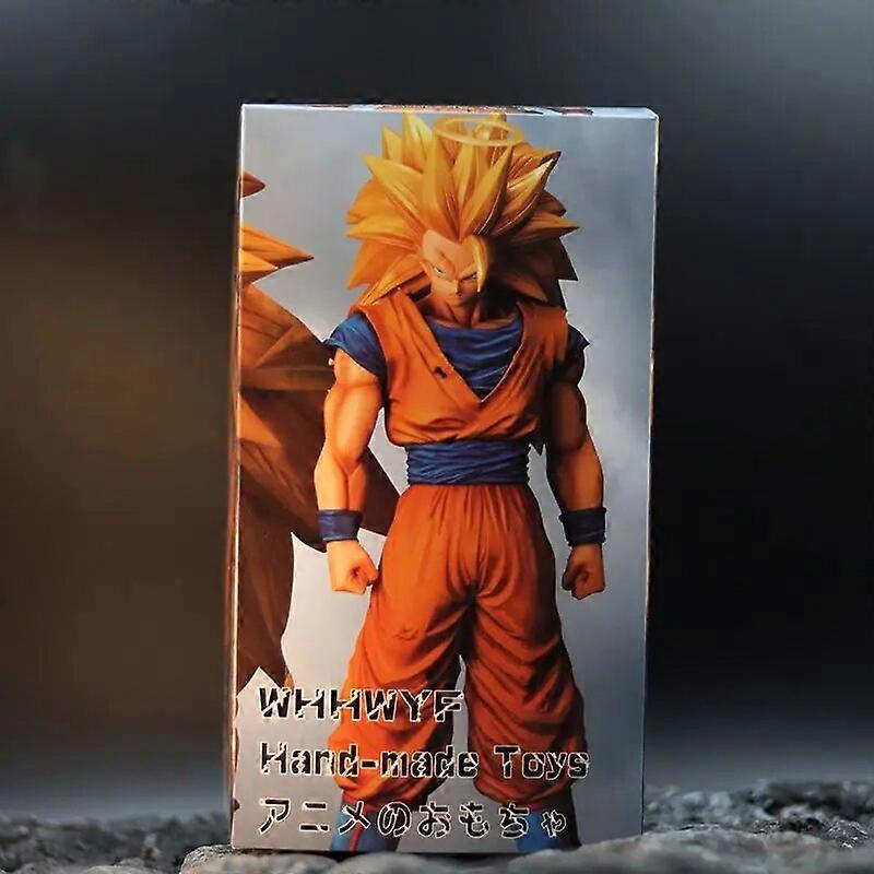 Figurine Dragon Ball Z Goku SSJ3 – Statue PVC 14 cm, modèle de collection, décoration manga - Jeux & Jouets