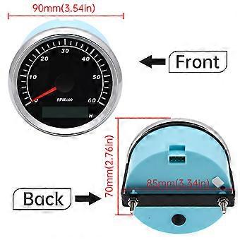 Waterproof 85mm Car Marine Tachometer Boat Gauge Digital Waterproof 85mm Car Marine Tachometer Boat Gauge Digital