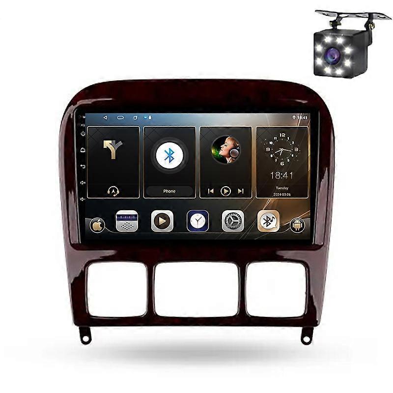 راديو السيارة أندرويد 14 لبنز الفئة S الفئة S W220 VV220 1998 - 2005 مشغل السيارات ستيريو