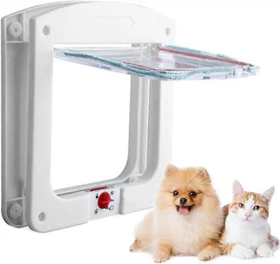 Pet Door for Locking Options Weather Resistant for Pets Under 7kg