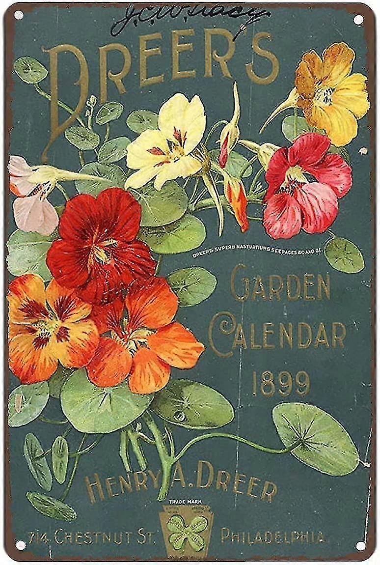 Placa de Metal de Lata de Modo Girassol, Poster Retrô, Vintage 8x12 Polegadas OU 12x16 Polegadas Modo 3860