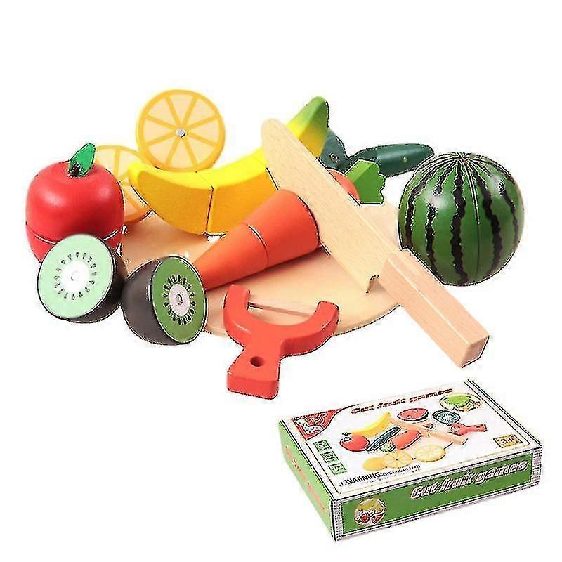 Wooden Fruit And Vegetable Cutting Machine Simulation Children's Toy