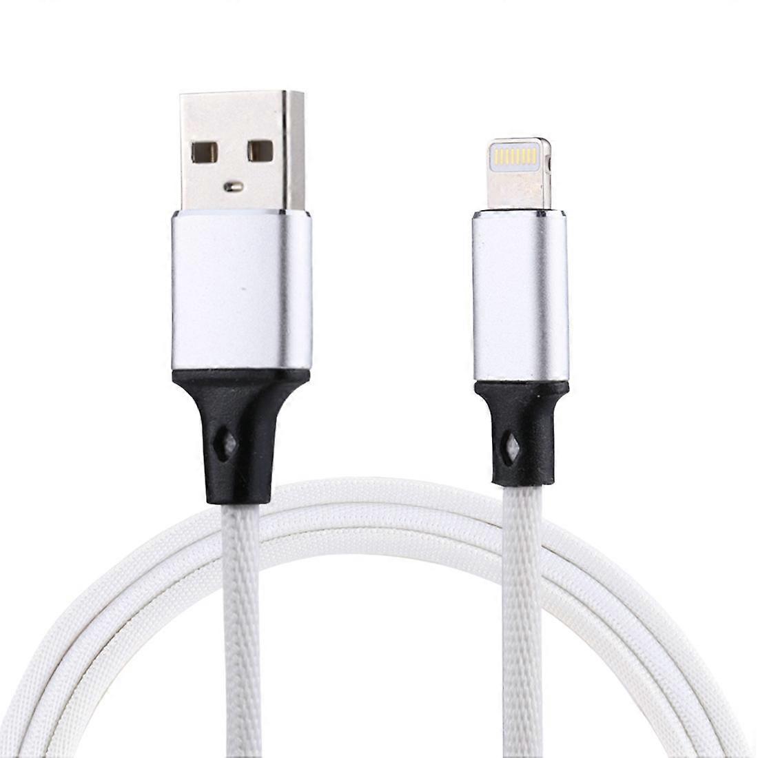 2A USB to 8 Pin Nylon Weave Data Sync Charging Cable