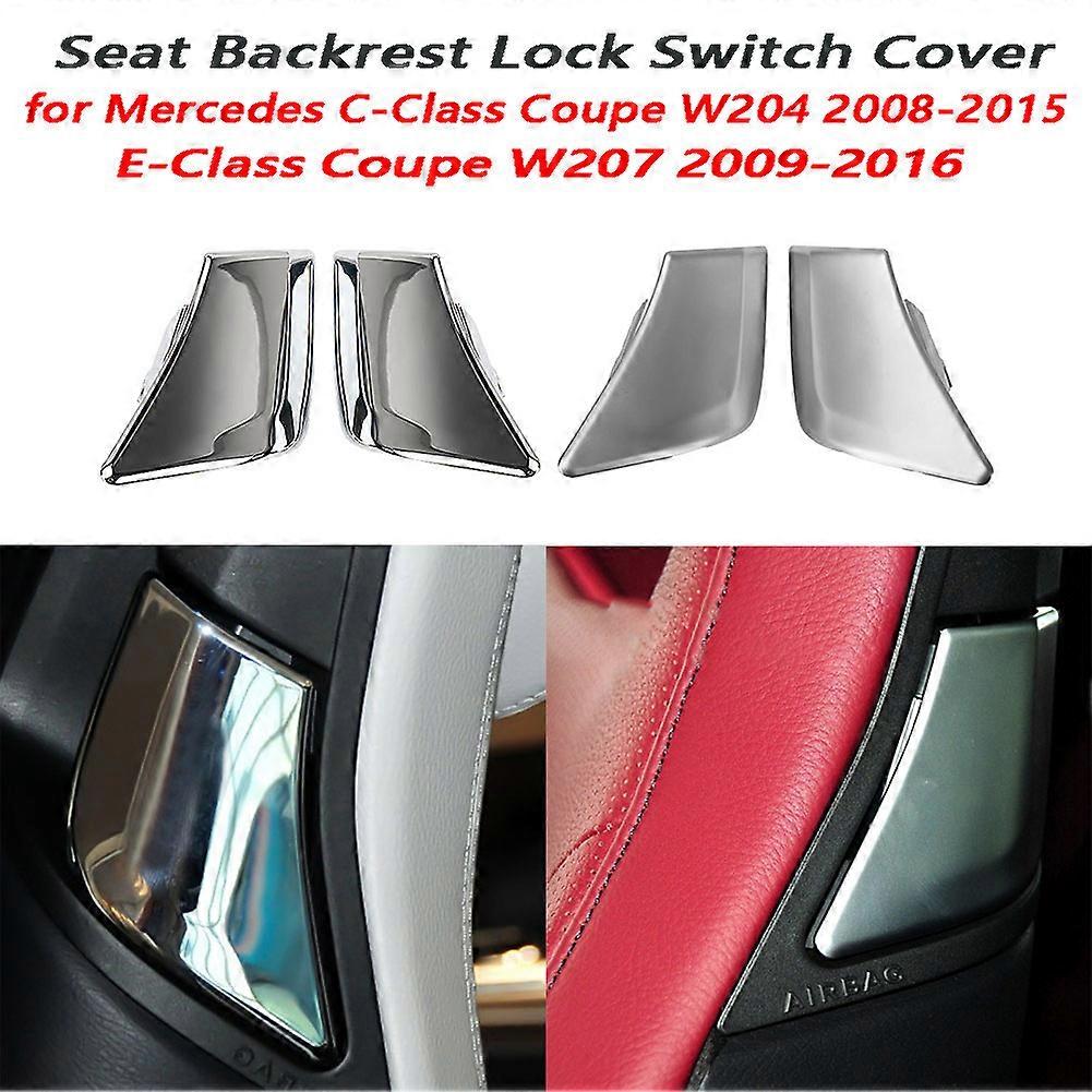 For Mercedes W207 W204 Car Front Seat Backrest Lock Switch Cover
