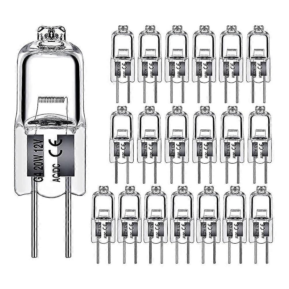 40pcs G4 12v 20w Halogen Lamp G4 12v Bulb Inserted Beads Crystal Lamp Halogen Bulb 20w 12v Halogen