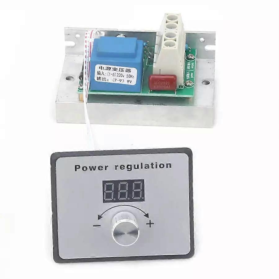 AC Voltage Regulator with Two-Way Thyristor Adjustment Module Voltage Regulator Module 10000W 220V 80A Voltage Converter Module