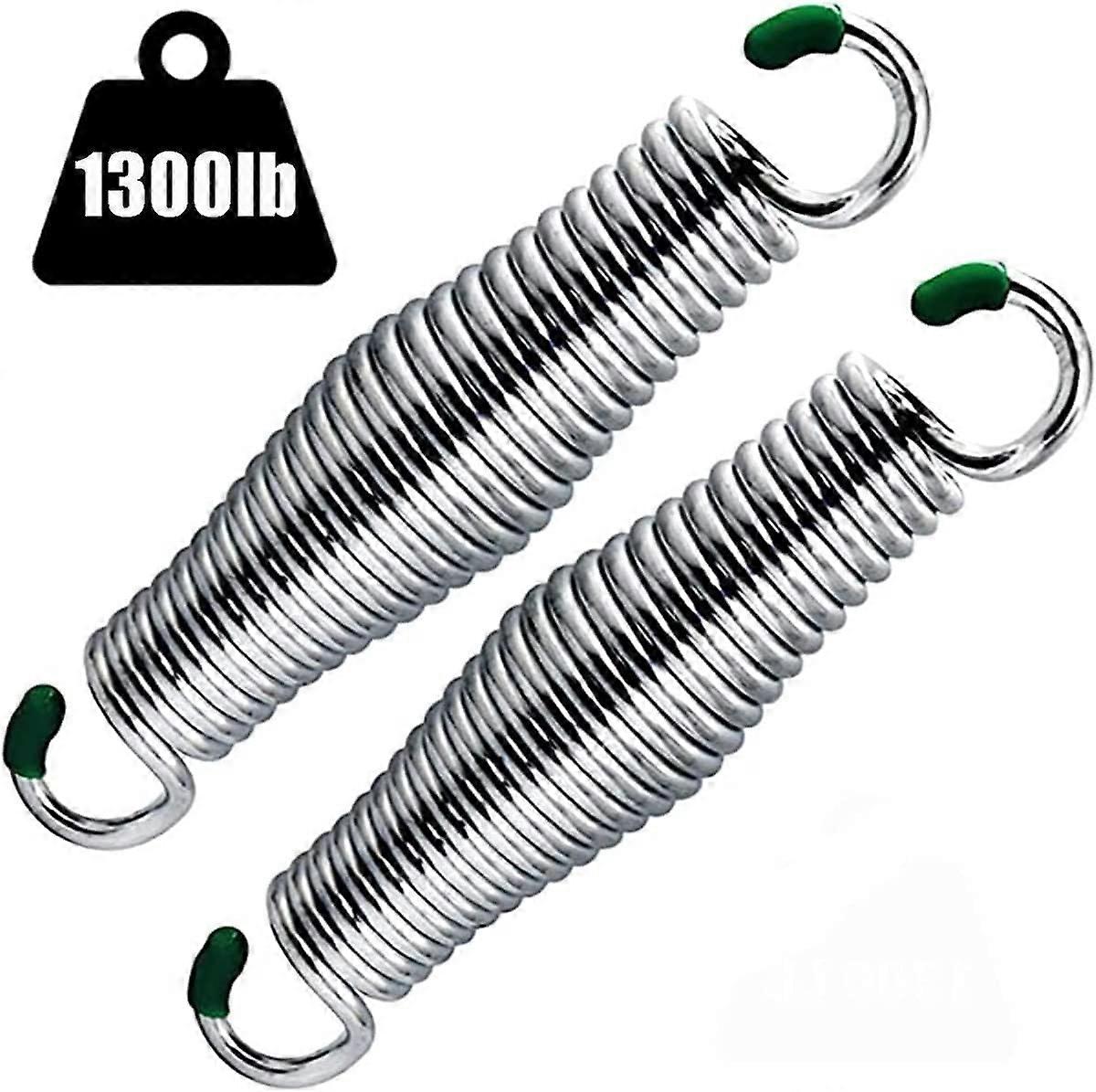2PCS Hammock Chair Spring, Premium Porch Swing Springs Hold up to ...