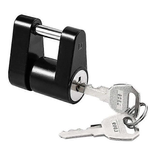 Anti-theft Trailer Hitch Lock Trailers Coupler Padlock Hook Connector Tongue Locks Hitch Security Protector Zinc Alloy 1/4 Inch xjcl