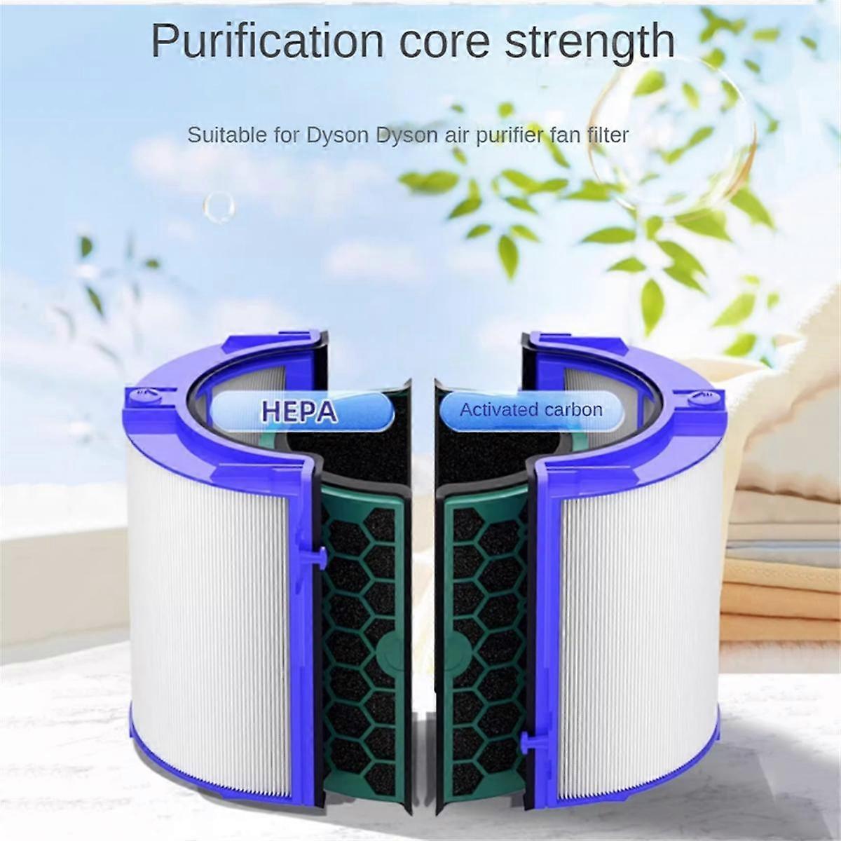 HP07 Filter Replacement for Air Purifier Filter TP07 HP07 360 Glass Humidify Fan 2-In-1 HEPA Carbon Filter