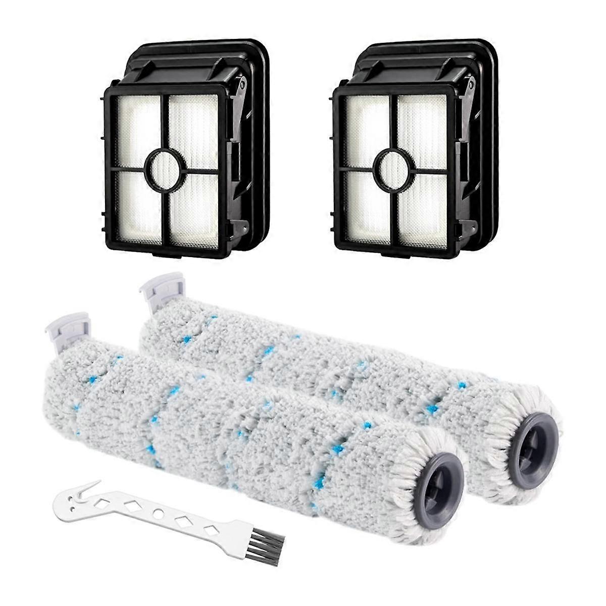 Replacement Parts for CrossWave Cordless Max 2554 2554A Series Multi- Brush Rolls 2787 Filters 1866