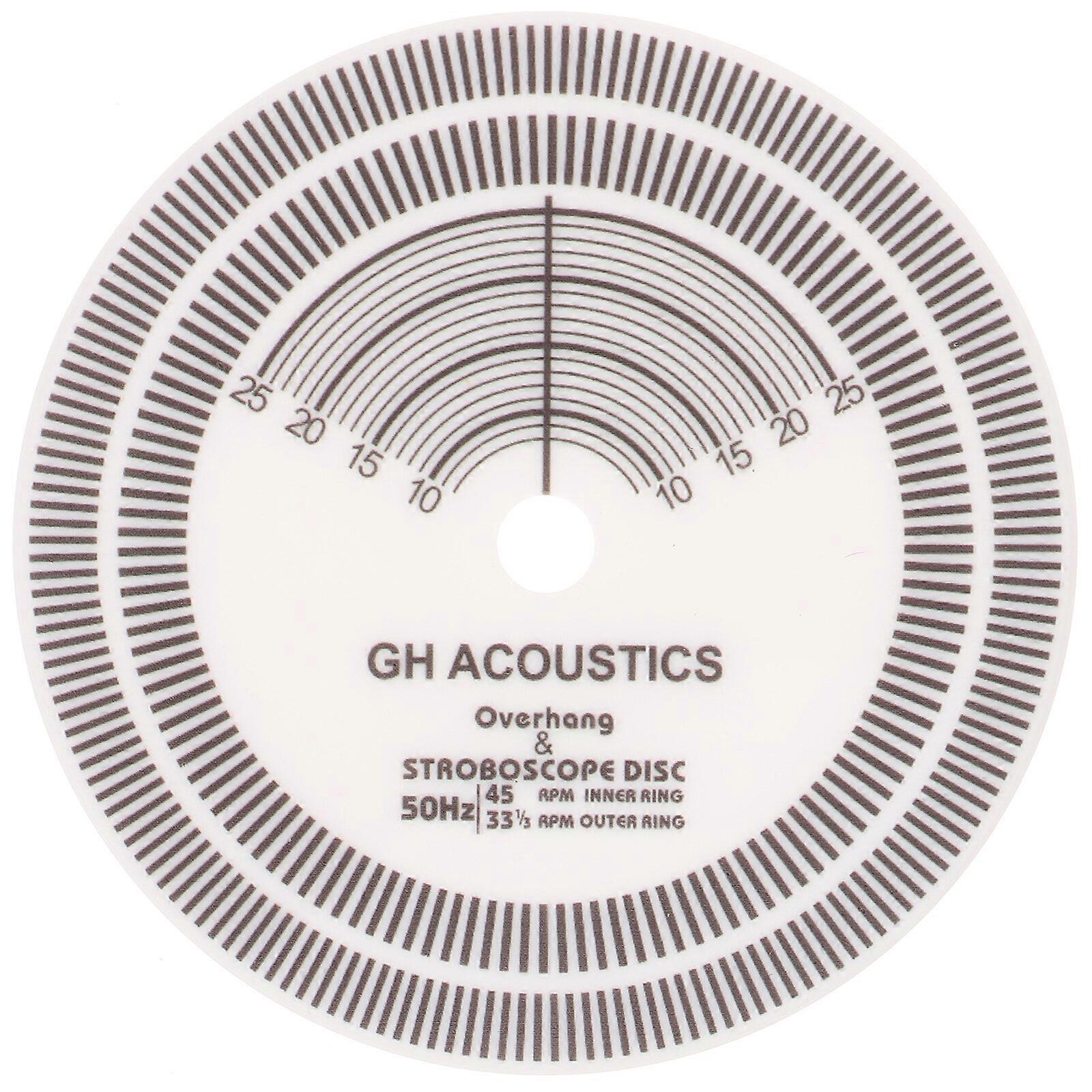 Vinyl Record Player Speed Meter Instrument Rotary Speed Calibration Tool Speed Testing Disk