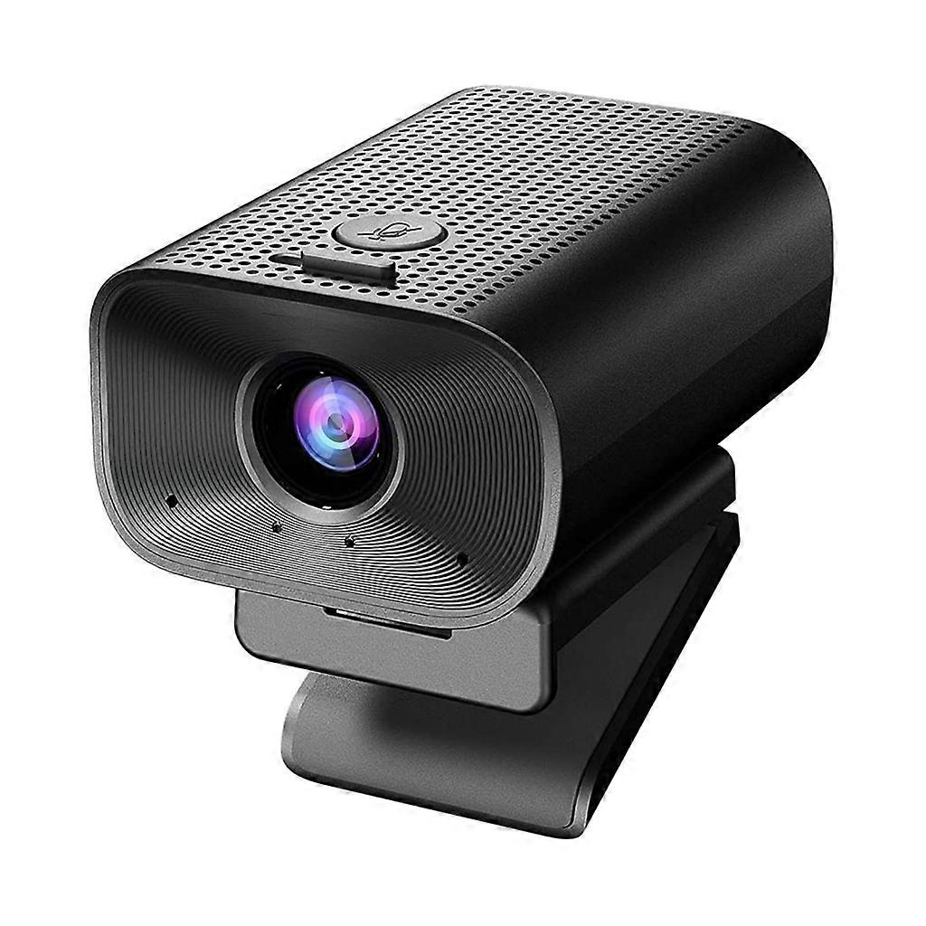 Webcam 1080P Auto-Focus WebCam USB Computer Streaming Camera with Speaker-Mic