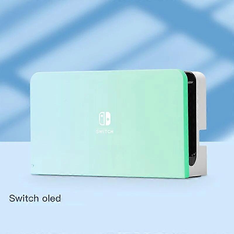 Protective Cover For Nintendo Switch Oled Charging Dock Station Faceplate Replacement Front Shell Case Accessories