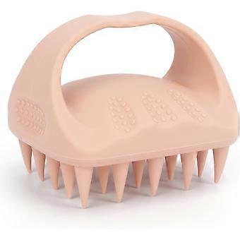 Cepillo de champú masajeador de cuero cabelludo, cepillo de silicona para exfoliar el cabello con cerdas suaves y flexibles Cuidado del cabello Exfoliante/exfoliación para el cabello seco y húmedo para eliminar la caspa